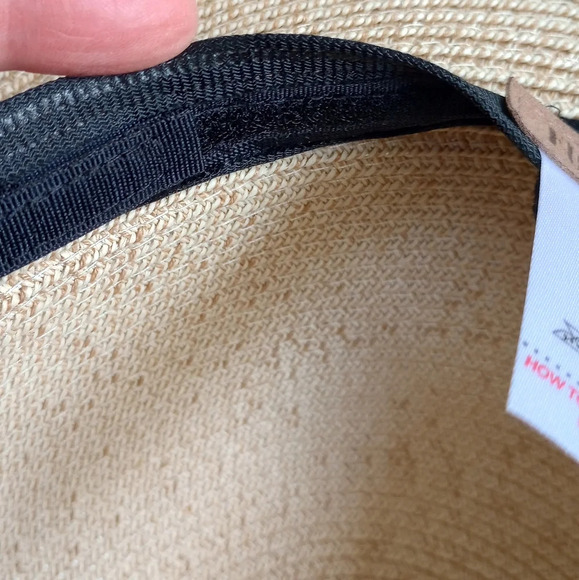 Furtalk Adjustable Sun Beach Hat Natural Linen Ribbon One Size - Picture 10 of 10